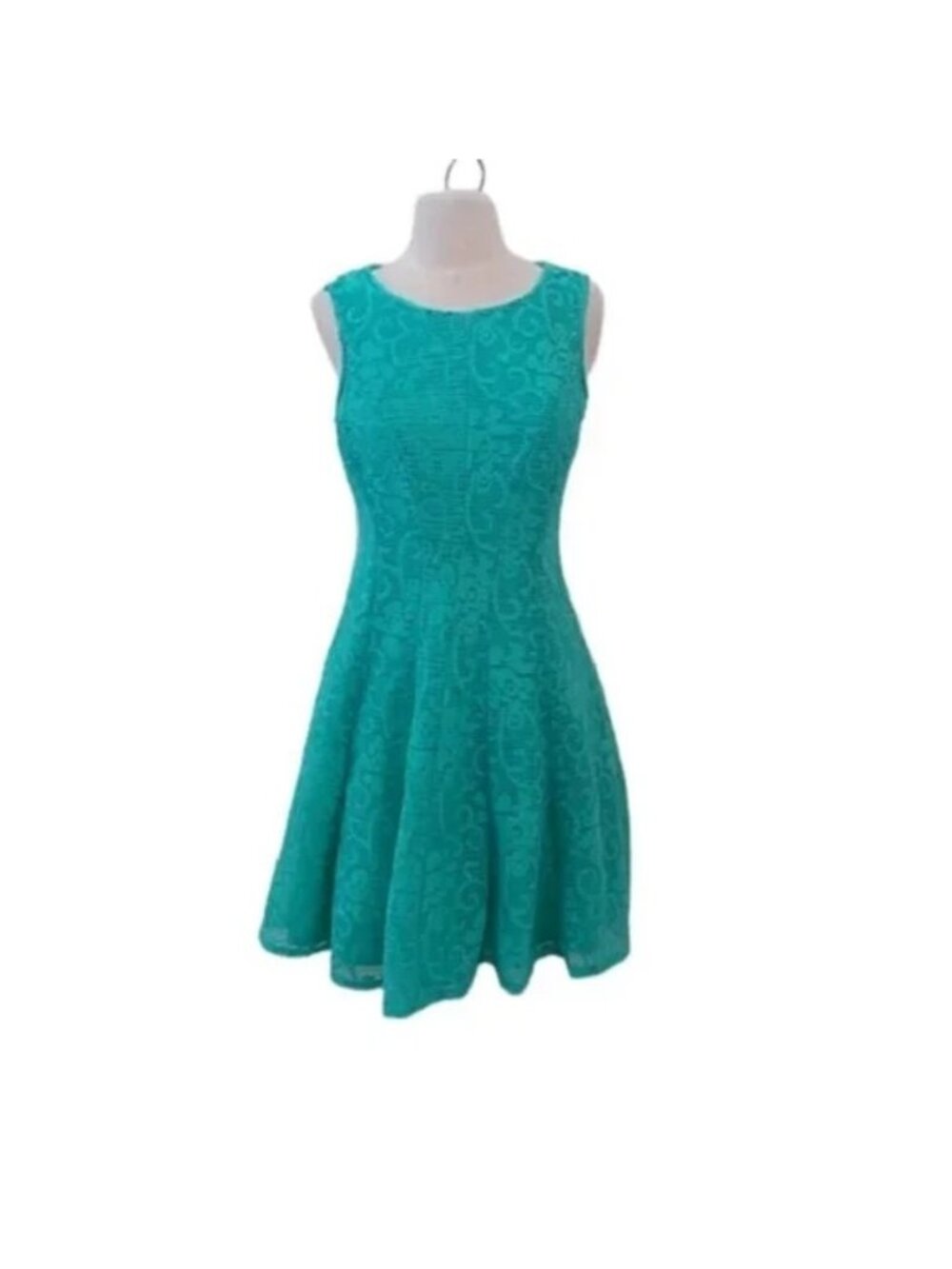 Studio One Seafoam Green Fit N Flare Dress, size 6